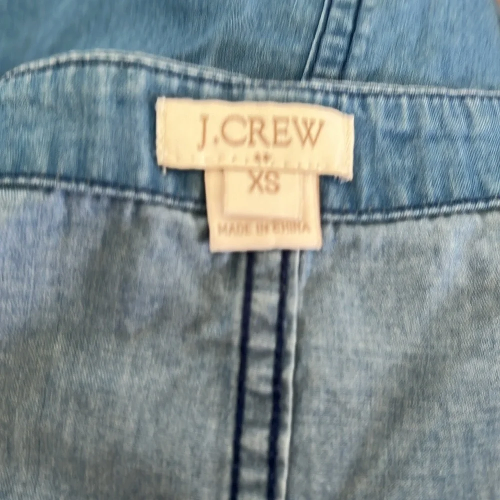 J. CREW Blue Jean Mini Dress